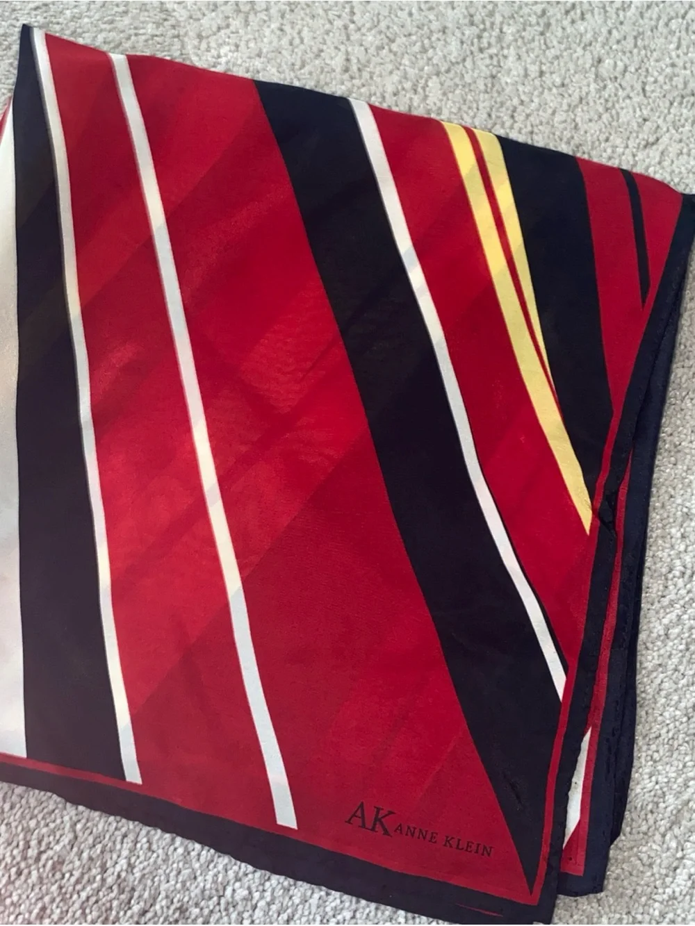 Anne Klein VTG Silk Scarf Multiple Colors